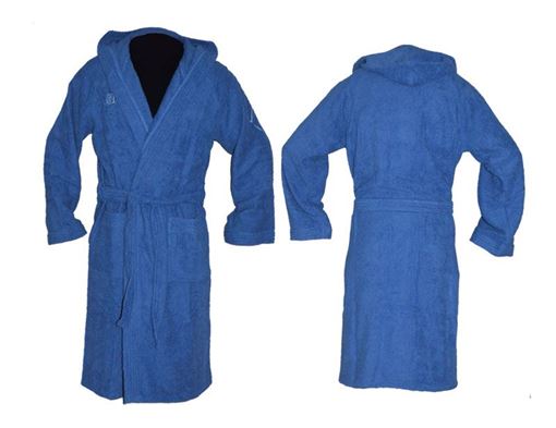 Details about   Arena Swimming Core Soft Adults Mens Womens Cotton Hooded Bathrobe Blue White 