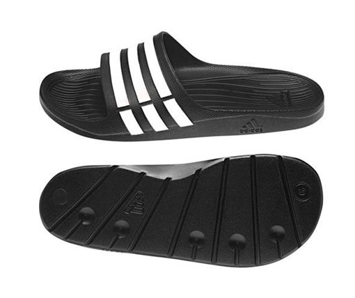 Men Adidas Black Slide Slipper